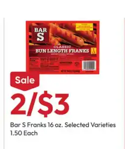 Stater Bros Bar S Franks offer