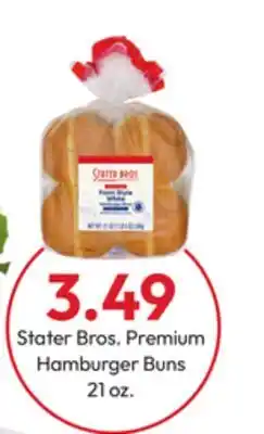 Stater Bros Stater Bros. Premium Hamburger Buns offer