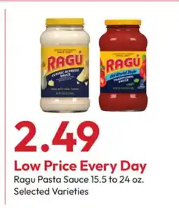 Stater Bros Ragu Pasta Sauce offer
