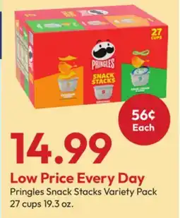 Stater Bros Pringles Snack Stacks Variety Pack offer