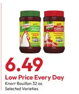 Stater Bros Knorr Bouillon offer