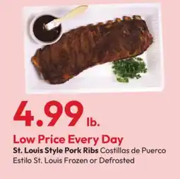 Stater Bros St. Louis Style Pork Ribs offer