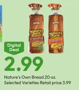 Stater Bros Nature's Own Bread offer