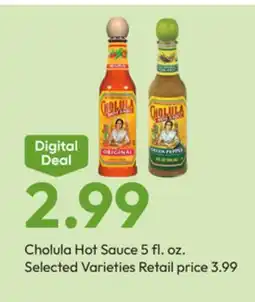 Stater Bros Cholula Hot Sauce offer