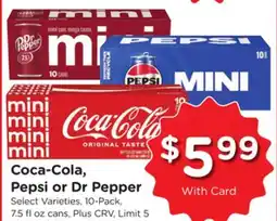 Ralphs Coca-Cola, Pepsi or Dr Pepper offer