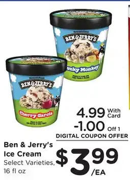 Ralphs Ben & Jerry's Ice Cream offer