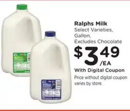 Ralphs Ralphs Milk offer