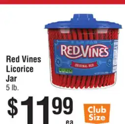 Smart & Final Red Vines Licorice Jar offer