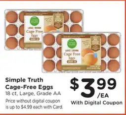 Ralphs Simple Truth Cage-Free Eggs offer