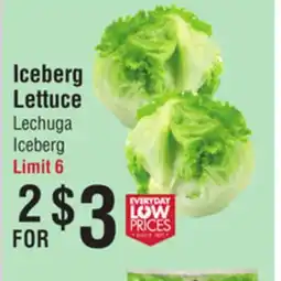 Smart & Final Iceberg Lettuce offer