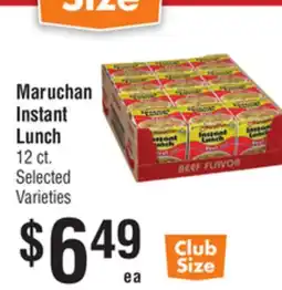 Smart & Final Maruchan Instant Lunch offer