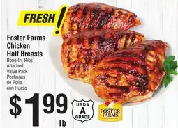 Smart & Final Foster Farms Chicken Half Breasts offer