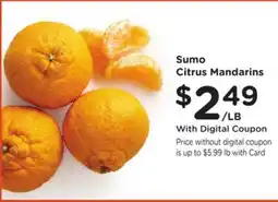 Ralphs Sumo Citrus Mandarins offer