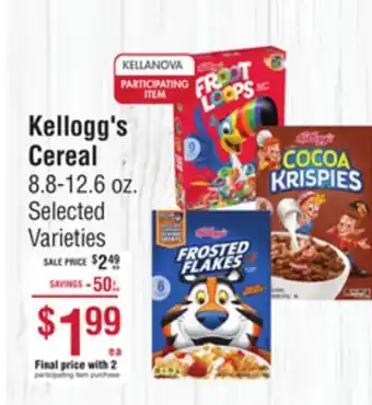 Smart & Final Kellogg's Cereal offer