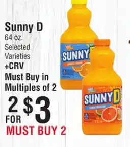 Smart & Final Sunny D offer