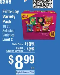 Smart & Final Frito-Lay Variety Pack offer