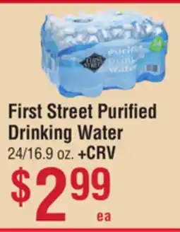 Smart & Final First Street Purified Drinking Water offer