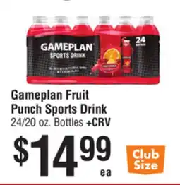 Smart & Final Gameplan Fruit Punch Sports Drink offer
