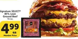 Albertsons Signature SELECT 85% Lean Ground Beef offer