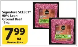 Albertsons Signature SELECT 90% Lean Ground Beef offer