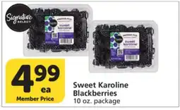 Albertsons Sweet Karoline Blackberries offer