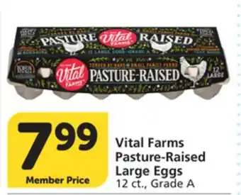Albertsons Vital Farms Pasture-Raised Large Eggs offer
