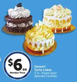 Albertsons Dessert Torte Cakes offer