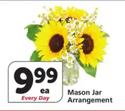 Albertsons Mason Jar Arrangement offer