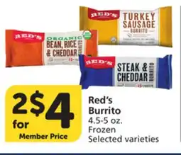 Albertsons Red's Burrito offer