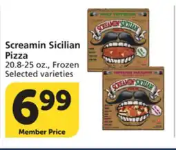 Albertsons Screamin Sicilian Pizza offer