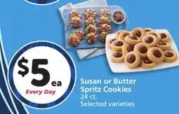 Albertsons Susan or Butter Spritz Cookies offer