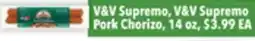 Tony’s Fresh Market V&V Supremo, V&V Supremo Pork Chorizo offer