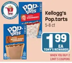 Tony’s Fresh Market Kellogg's Pop.tarts offer