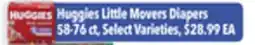 Tony’s Fresh Market Huggies Little Movers Diapers offer