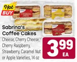 Tony’s Fresh Market Sabrina's Coffee Cakes offer