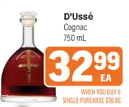Tony’s Fresh Market D'Ussé Cognac offer