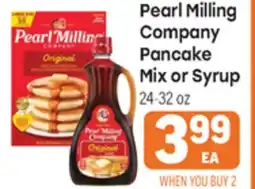 Tony’s Fresh Market Pearl Milling Company Pancake Mix or Syrup offer