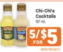 Tony’s Fresh Market Chi-Chi's Cocktails offer