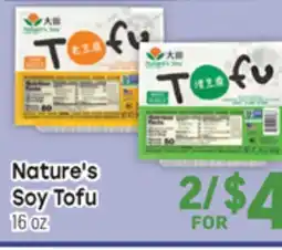 Tony’s Fresh Market Nature's Soy Tofu offer