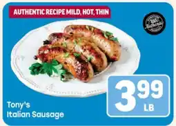 Tony’s Fresh Market Tony's Italian Sausage offer