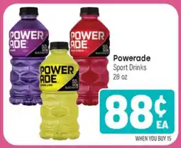 Tony’s Fresh Market Powerade Sport Drinks offer