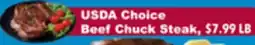 Tony’s Fresh Market USDA Choice Beef Chuck Steak offer
