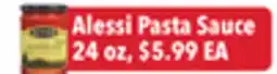 Tony’s Fresh Market Alessi Pasta Sauce offer