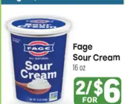 Tony’s Fresh Market Fage Sour Cream offer