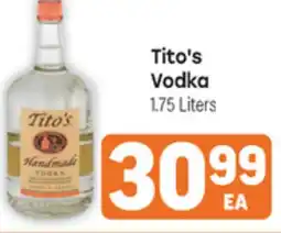 Tony’s Fresh Market Tito's Vodka offer
