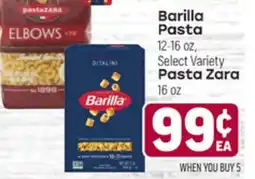 Tony’s Fresh Market Barilla Pasta, Pasta Zara offer