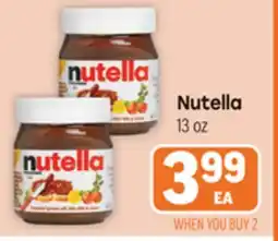Tony’s Fresh Market Nutella offer