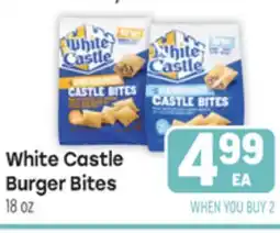 Tony’s Fresh Market White Castle Burger Bites offer