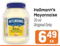 Tony’s Fresh Market Hellmann's Mayonnaise offer