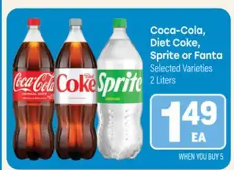 Tony’s Fresh Market Coca-Cola, Diet Coke, Sprite or Fanta offer